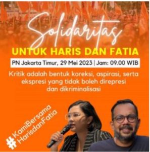Solidaritas Untuk Haris dan Fatia