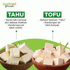 Tahu dan Tofu