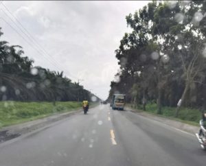 Jalan Lintas Sumatera Bergelombang
