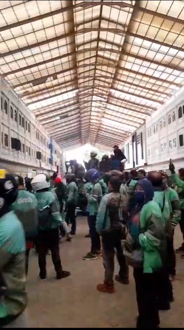 Aksi Driver Ojol Di Medan