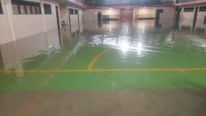 GOR Tempat Pertandingan Taekwondo Banjir