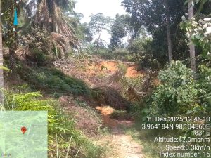 Jalan Putus Menuju Aras Napal Kanan