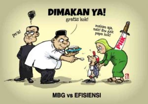 Karikatur MBG dan PHK Buruh