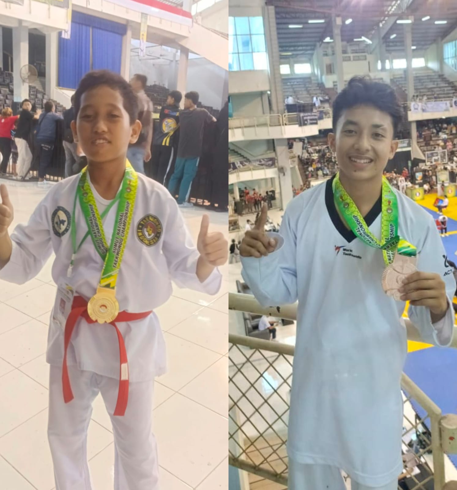 Duet Taekwondoin Kabupaten Langkat Asal Kecamatan Bahorok
